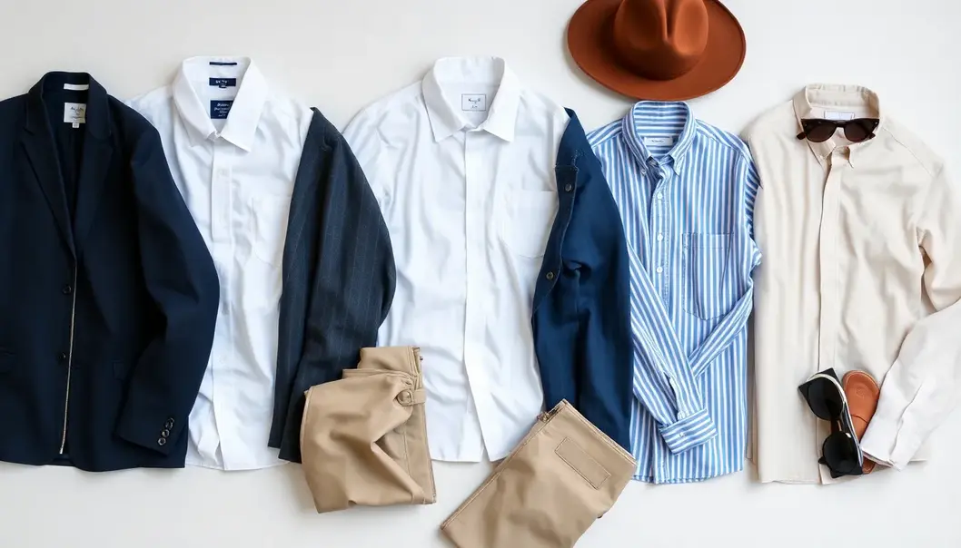A minimalist wardrobe showcasing the essence of simplicity in fashion.