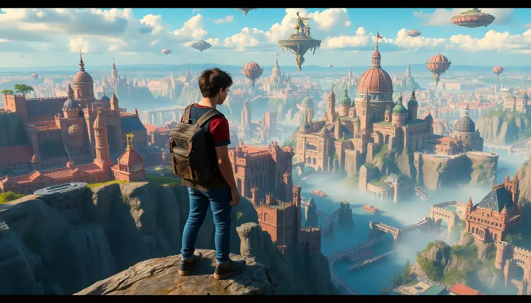 A breathtaking scene from a fantasy TV show.